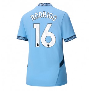 Manchester City Rodri Hernandez #16 Hemmatröja Kvinnor 2024-25 Kortärmad